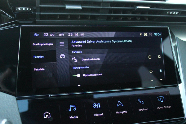 Peugeot 408 1.6 HYbrid 225PK EAT8 GT | SCHUIF/KANTEL DAK | NAPPA ZWART LEDEREN BEKLEDING | NIGHT VISION | FOCAL AUDIO SYSTEM | ELEKTRISCH BEDIENBARE VOORSTOELEN MET MASSAGE EN VERWARM FUNCTIE | NAVIGATIE | DRAADLOZE APPLE CARPLAY/ANDROID AUTO | DRAADLOZE TELEFOONLADER | KEYLESS ENTRY/START | VOORVERWAMINGS FUNCTIE | ADAPTIVE CRUISE CONTROL | CLEAN CABIN: VENTILATIE MANAGMENT SYSTEEM | ELEKTRISCH BEDIENBARE ACHTERKLEP | LANE POSITIONING ASSIST | 3D-INSTRUMENTENPANEEL |