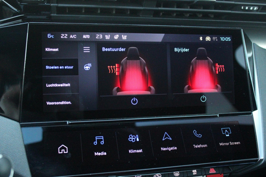 Peugeot 408 1.6 HYbrid 225PK EAT8 GT | SCHUIF/KANTEL DAK | NAPPA ZWART LEDEREN BEKLEDING | NIGHT VISION | FOCAL AUDIO SYSTEM | ELEKTRISCH BEDIENBARE VOORSTOELEN MET MASSAGE EN VERWARM FUNCTIE | NAVIGATIE | DRAADLOZE APPLE CARPLAY/ANDROID AUTO | DRAADLOZE TELEFOONLADER | KEYLESS ENTRY/START | VOORVERWAMINGS FUNCTIE | ADAPTIVE CRUISE CONTROL | CLEAN CABIN: VENTILATIE MANAGMENT SYSTEEM | ELEKTRISCH BEDIENBARE ACHTERKLEP | LANE POSITIONING ASSIST | 3D-INSTRUMENTENPANEEL |