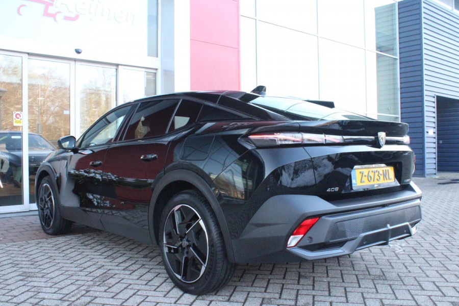 Peugeot 408 1.6 HYbrid 225PK EAT8 GT | SCHUIF/KANTEL DAK | NAPPA ZWART LEDEREN BEKLEDING | NIGHT VISION | FOCAL AUDIO SYSTEM | ELEKTRISCH BEDIENBARE VOORSTOELEN MET MASSAGE EN VERWARM FUNCTIE | NAVIGATIE | DRAADLOZE APPLE CARPLAY/ANDROID AUTO | DRAADLOZE TELEFOONLADER | KEYLESS ENTRY/START | VOORVERWAMINGS FUNCTIE | ADAPTIVE CRUISE CONTROL | CLEAN CABIN: VENTILATIE MANAGMENT SYSTEEM | ELEKTRISCH BEDIENBARE ACHTERKLEP | LANE POSITIONING ASSIST | 3D-INSTRUMENTENPANEEL |