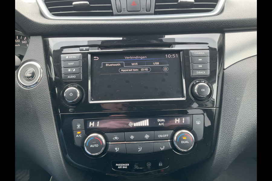 Nissan QASHQAI 1.3 DIG-T 141pk N-Connecta 360° Cam Navi Voll.Onderh. Hoge zit
