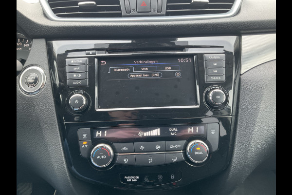 Nissan QASHQAI 1.3 DIG-T 141pk N-Connecta 360° Cam Navi Voll.Onderh. Hoge zit