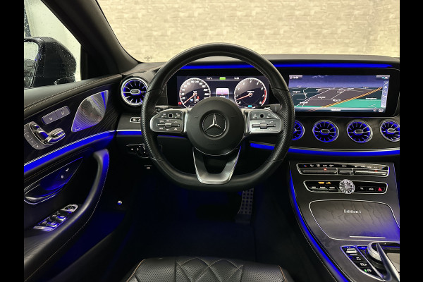 Mercedes-Benz CLS-Klasse 450 4MATIC Edition 1 AMG-Line | 360 Camera | Leder-Exclusief | ACC | Burmester | Schuifdak | Multibeam-LED | Sfeerverlichting | Memory | Stoelverwarming V+A | IWC-Klokje | ISO-Glas | 20'' | Dodehoek | Lane Assist | Carplay |