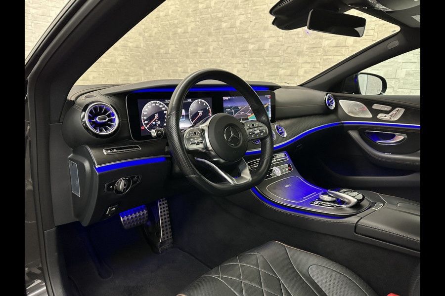 Mercedes-Benz CLS-Klasse 450 4MATIC Edition 1 AMG-Line | 360 Camera | Leder-Exclusief | ACC | Burmester | Schuifdak | Multibeam-LED | Sfeerverlichting | Memory | Stoelverwarming V+A | IWC-Klokje | ISO-Glas | 20'' | Dodehoek | Lane Assist | Carplay |