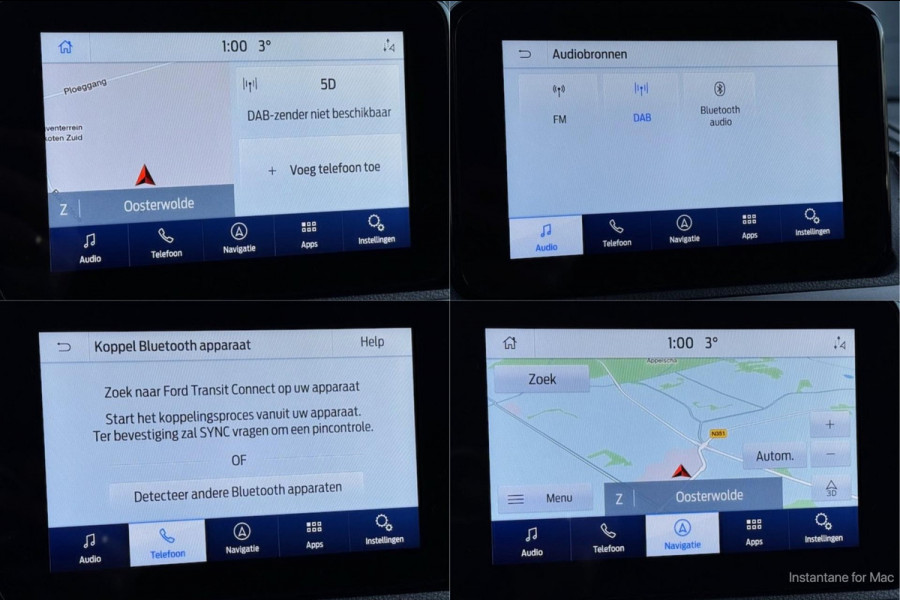 Ford Transit Connect 1.5 EcoBlue 100pk L1 Trend | Airco | 3-Zits | Camera | Navi | PDC | Bluetooth | Schuifdeur | Blazer Blue