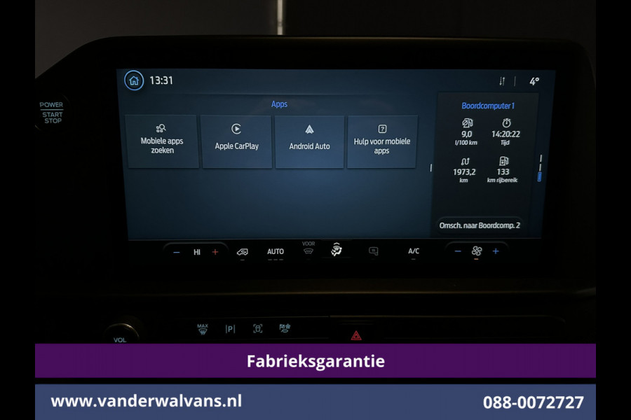 Ford Transit Custom 2.0 TDCI 136pk L2H1 Fabrieksgarantie Euro6 Airco | Camera | Apple Carplay | LED | Cruisecontrol Android Auto, Verwarmde voorruit, Parkeersensoren, Bijrijdersbank, 2800kg trekvermogen