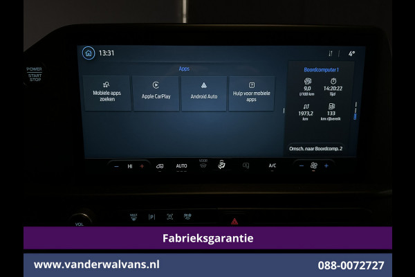 Ford Transit Custom 2.0 TDCI 136pk L2H1 Fabrieksgarantie Euro6 Airco | Camera | Apple Carplay | LED | Cruisecontrol Android Auto, Verwarmde voorruit, Parkeersensoren, Bijrijdersbank, 2800kg trekvermogen