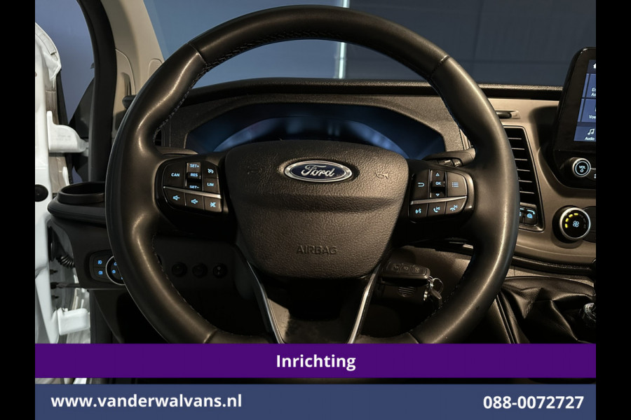 Ford Transit Custom 2.0 TDCI L1H1 Inrichting Euro6 Airco | Camera | LED | Cruisecontrol | Android Auto Stoelverwarming, Verwarmde voorruit, Parkeersensoren, Bijrijdersbank
