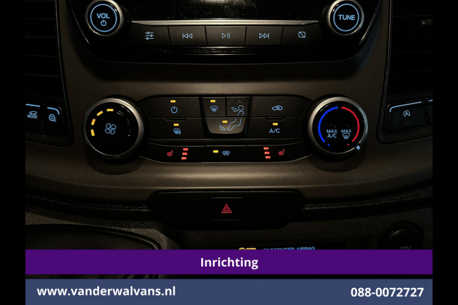 Ford Transit Custom 2.0 TDCI L1H1 Inrichting Euro6 Airco | Camera | LED | Cruisecontrol | Android Auto Stoelverwarming, Verwarmde voorruit, Parkeersensoren, Bijrijdersbank