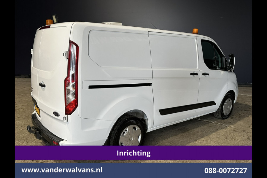 Ford Transit Custom 2.0 TDCI L1H1 Inrichting Euro6 Airco | Camera | LED | Cruisecontrol | Android Auto Stoelverwarming, Verwarmde voorruit, Parkeersensoren, Bijrijdersbank