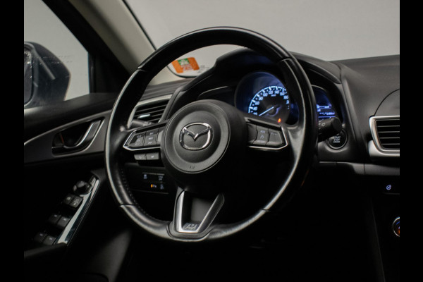 Mazda 3 2.0 SkyActiv-G 120 SkyLease+ Sport (NAVI,CLIMATE,CRUISE,PDC,STOEL/STUUR VERWARMING,GETINT,XENON,SPORTSTOELEN,LM VELGEN)