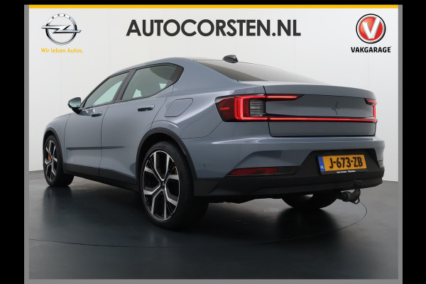 Polestar 2 PERFORMANCE Long Range Dual Motor AWD Launch Edition 78kWh Trekhaak Adap.Cruise Pano-Dak Harman&Kardon®-Audio Navi Ecc Apple Car SOH 91% 4WD Stuur-Stoel-Achterbankverwarming Elek.Achterklep Privacy Glas Lmv 20" Led Dodehoekdetectie Rijstrooksensor Wifi 1e Eigenaar Volledig Dealeronderhouden Origineel Nederlandse Auto 1500kg Trekvermogen!