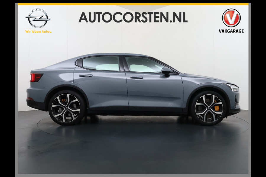 Polestar 2 PERFORMANCE Long Range Dual Motor AWD Launch Edition 78kWh Trekhaak Adap.Cruise Pano-Dak Harman&Kardon®-Audio Navi Ecc Apple Car SOH 91% 4WD Stuur-Stoel-Achterbankverwarming Elek.Achterklep Privacy Glas Lmv 20" Led Dodehoekdetectie Rijstrooksensor Wifi 1e Eigenaar Volledig Dealeronderhouden Origineel Nederlandse Auto 1500kg Trekvermogen!
