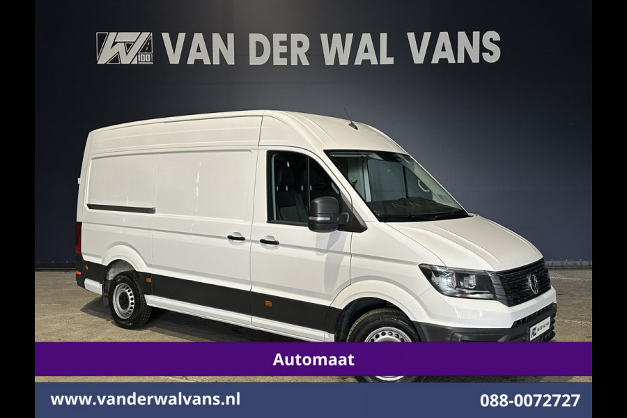 Volkswagen Crafter 2.0 TDI 140pk Automaat L3H3 L2H2 Euro6 Airco | Navigatie | Camera | Apple Carplay | Chauffeursstoel Android Auto, Leder, Parkeersensoren, Bijrijdersbank