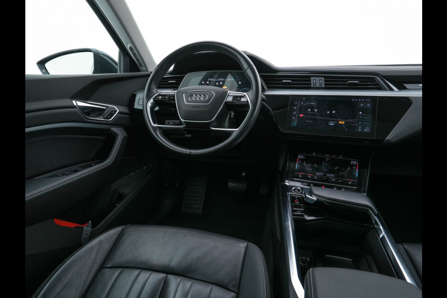 Audi e-tron 55 quattro Advanced edition Plus 95 kWh (3-Fase-11 kW) {SOH-93%} (INCL-BTW) Aut.*HEATPUMP | LEATHER | ADAPTIVE-CRUISE | FULL-LED | DIGI-COCKPIT | KEYLESS | MEMORY-PACK | CAMERA | NAVI-FULLMAP | SHIFTPADDLES | DAB+ | HEATED-COMFORTSEATS | DRIVE-SELECT | 20'