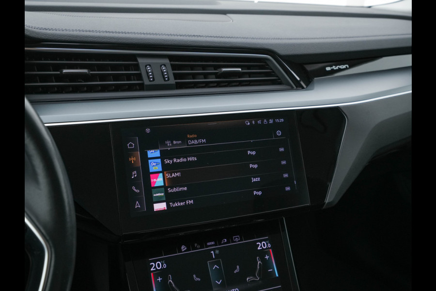 Audi e-tron 55 quattro Advanced edition Plus 95 kWh (3-Fase-11 kW) {SOH-93%} (INCL-BTW) Aut.*HEATPUMP | LEATHER | ADAPTIVE-CRUISE | FULL-LED | DIGI-COCKPIT | KEYLESS | MEMORY-PACK | CAMERA | NAVI-FULLMAP | SHIFTPADDLES | DAB+ | HEATED-COMFORTSEATS | DRIVE-SELECT | 20'