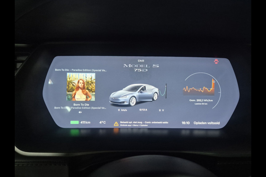 Tesla Model S 75D SOH 89,4 Panoramdak Leder Navi Camera 19 Inch Nap