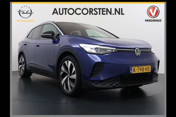 Volkswagen ID.4 First 82kWh SOH 93% Warmtepomp Trekhaak Adap.Cruise Navi Ecc Camera Apple Carplay Android Auto Pdc Lmv  20" Privacy Glas Led Rijstrooksensor Stuur+Stoelverwarming Origineel Nederlandse Auto