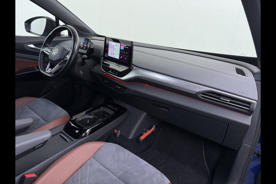 Volkswagen ID.4 First 82kWh SOH 93% Warmtepomp Trekhaak Adap.Cruise Navi Ecc Camera Apple Carplay Android Auto Pdc Lmv  20" Privacy Glas Led Rijstrooksensor Stuur+Stoelverwarming Origineel Nederlandse Auto