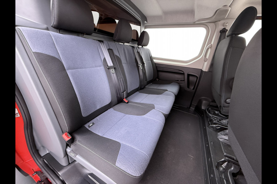 Opel Vivaro 1.6CDTI L2H1 Dubbele Cabine 5-Persoons Euro 6 Airco Navi Cruise Control Regen-Lichtsensor Pdc Betonplex Vloer Wandbetimmering Schuifdeuren 1e Eigenaar Origineel Nederlandse Auto