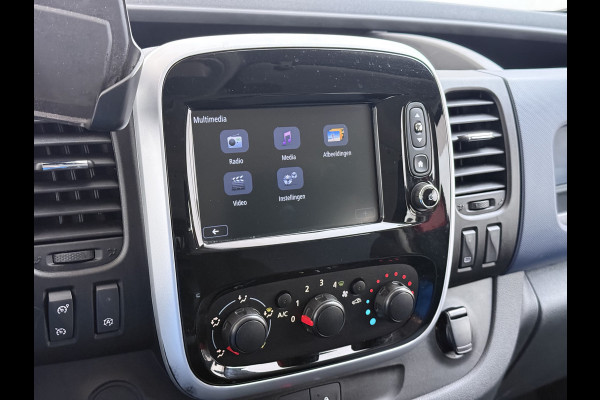 Opel Vivaro 1.6CDTI L2H1 Dubbele Cabine 5-Persoons Euro 6 Airco Navi Cruise Control Regen-Lichtsensor Pdc Betonplex Vloer Wandbetimmering Schuifdeuren 1e Eigenaar Origineel Nederlandse Auto