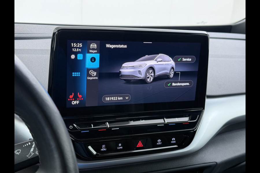 Volkswagen ID.4 Pro 82kWh SOH 91% ErgoActive Comfort Stoelen+Memory Adap.Cruise Navi Ecc Apple Carplay Android Auto Pdc Stuur+Stoelverwarming Lmv 19" Bluetooth Rijstrooksensor Style-pakket Elek.Stoelen 1e Eigenaar Origineel Nederlandse Auto