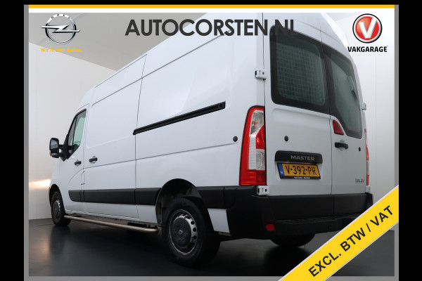 Renault Master T35 2.3DCI L2H2 3-Persoons 2X Schuifdeur Airco Camera Cruise Control Pdc Betonplex Vloer Wandbetimmering Schuifdeuren Achterdeuren Sidebars Euro 6 Origineel Nederlandse Auto