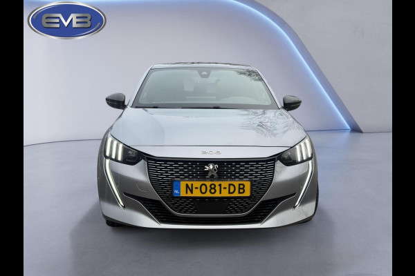 Peugeot e-208 EV GT Première 50 kWh, Panoramadak, achteruitrijcamera, stoelverwarming, 1/2 lederen sportinterieur, 17 inch