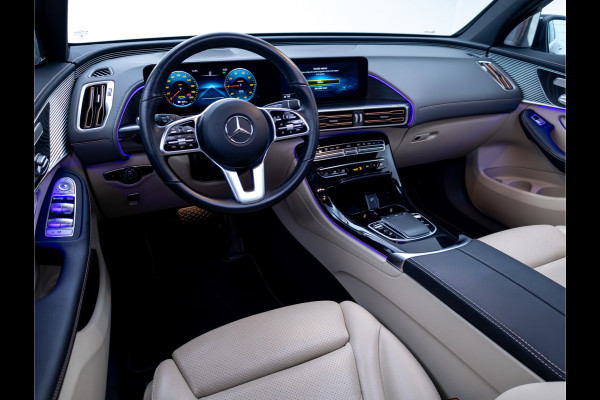Mercedes-Benz EQC 400 4MATIC Business Solution Luxury 80 kWh | Burmester | Leer | Schuif- kanteldak | Stoelverwarming | Elec. klep, Head-up, Verkeerscamera's, Matrix Led