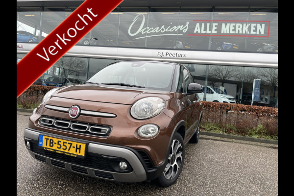 Fiat 500L 0.9 TwinAir Cross Àchteruitrijcamera - Airco - Cruise control - Parkeersensor achter - Navigatiesysteem full map - Bluetooth - Licht metalen velgen 16 inch - Mistlampen voor - Radio - Start/stop systeem - Stuu