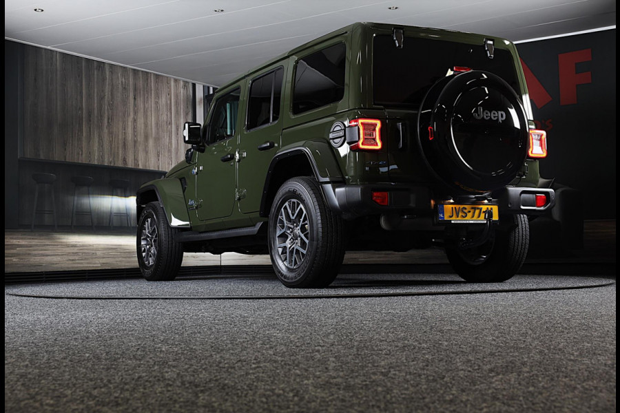 Jeep Wrangler UNLIMITED 4xe 380 80th Anniversary / Acc / 360 Camera / Dode Hoek / Leder / Navi / Ecc / Elek Pakket / Xenon / Pdc