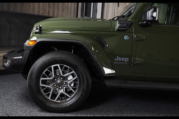 Jeep Wrangler UNLIMITED 4xe 380 80th Anniversary / Acc / 360 Camera / Dode Hoek / Leder / Navi / Ecc / Elek Pakket / Xenon / Pdc