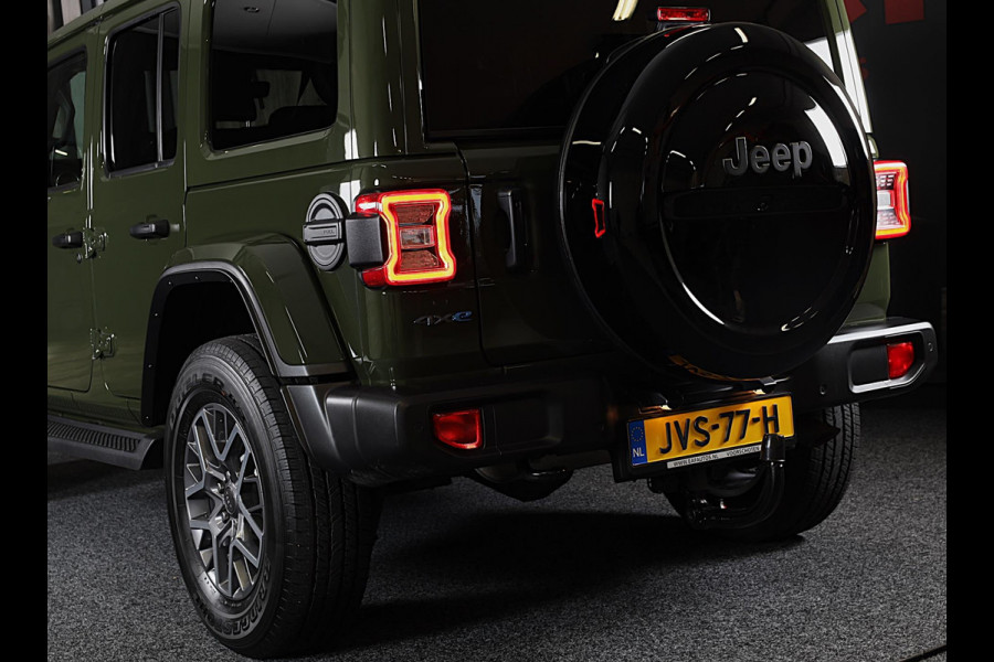 Jeep Wrangler UNLIMITED 4xe 380 80th Anniversary / Acc / 360 Camera / Dode Hoek / Leder / Navi / Ecc / Elek Pakket / Xenon / Pdc