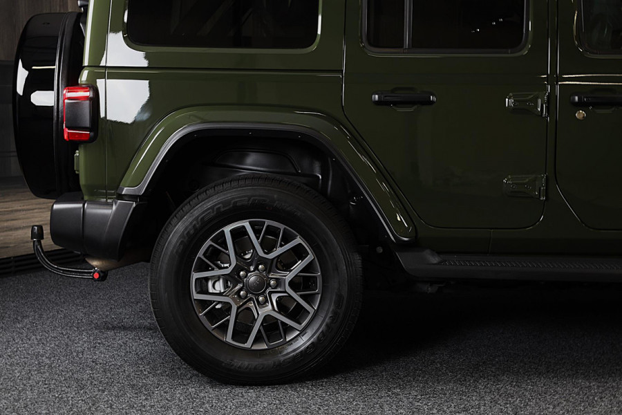 Jeep Wrangler UNLIMITED 4xe 380 80th Anniversary / Acc / 360 Camera / Dode Hoek / Leder / Navi / Ecc / Elek Pakket / Xenon / Pdc