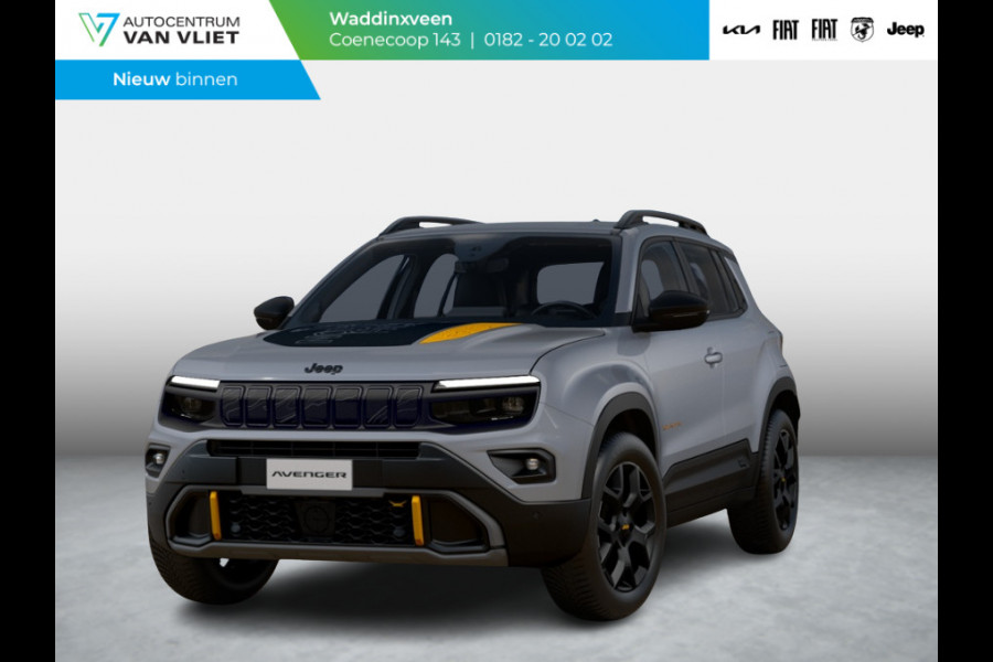 Jeep Avenger 1.2T 4xe The North Face | Actieprijs! | Clima | Apple Carplay | Adapt. Cruise | Elektr. A-Klep | Keyless | Navi | Stoel&Stuurverwarming