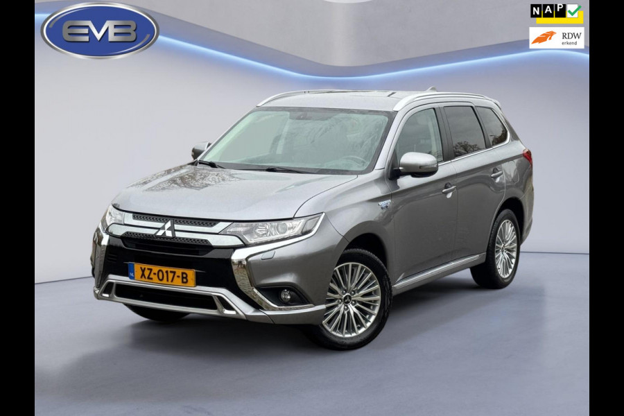 Mitsubishi Outlander 2.4 PHEV Pure+, vele opties, achteruitrijcamera, leder, 18 inch, trekhaak, NL auto met nap