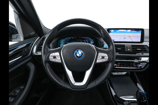 BMW iX3 High Executive 80 kWh [3-Fase-11kW]{SOH-100%} (INCL-BTW) Aut. *PANO | LEATHER | HARMAN/KARDON | FULL-LED | BLINDSPOT | MEMORY-PACK | DIGI-COCKPIT | HEATED-SPORTSEATS | KEYLESS | TOPVIEW | DAB+ | NAVI-FULLMAP | TOWBAR | HEAD-UP | 20'"*