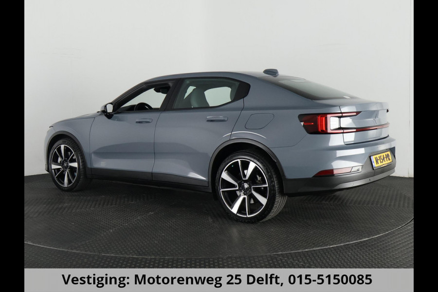 Polestar 2 LONG RANGE 78 kWh ACCU 90% GARANTIE 2032 !* RANGE TOT 561 KM WLTP.  PARKEERSENSOREN V+A . STOELVERWARMING . FULL MAP NAV . STOELPROFIELEN . CAMERA