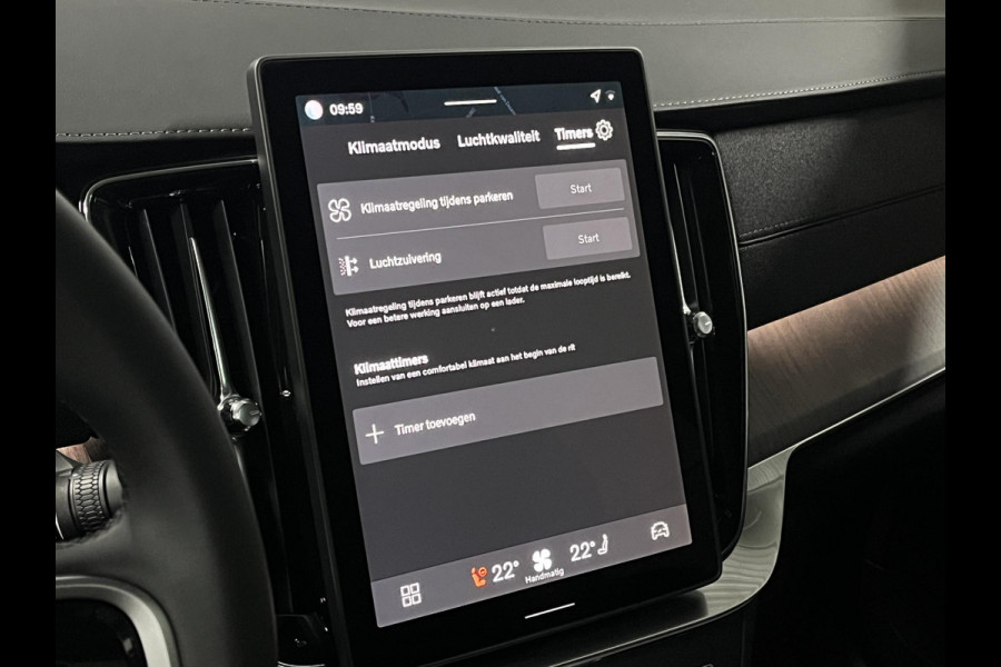 Volvo XC90 2.0 T8 Plug-in hybrid AWD Ultra Dark Luchtvering | Massage | Bowers & Wilkins | Trekhaak | Adapt. Cruise | Stoelventilatie | 22" wielen | 360 camera | Head-up