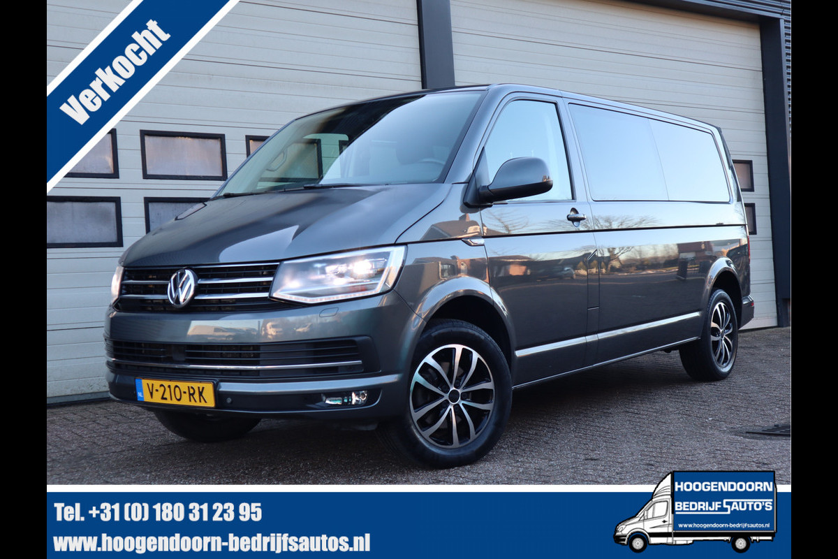 Volkswagen Transporter 2.0 TDI 150 pk Euro 6 DSG Automaat - 5 Pers. DC - Lang L2 - Trekhaak