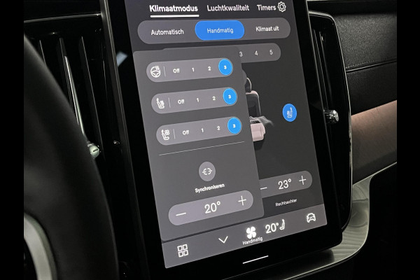 Volvo XC90 2.0 T8 Plug-in hybrid AWD Ultra Dark Luchtvering | Massage | Bowers & Wilkins | Trekhaak | Adapt. Cruise | Stoelventilatie | 22" wielen | 360 camera | Head-up