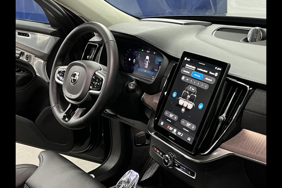 Volvo XC90 2.0 T8 Plug-in hybrid AWD Ultra Dark Luchtvering | Massage | Bowers & Wilkins | Trekhaak | Adapt. Cruise | Stoelventilatie | 22" wielen | 360 camera | Head-up