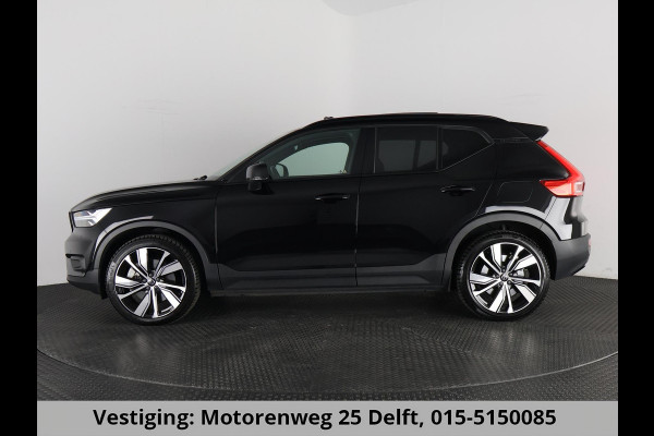 Volvo XC40 P8 AWD R-DESIGN ACCU SOH 93% GARANTIE 11-2030* BEREIK 462 KM WLTP. NL AUTO. BIJNA 2021.PARKEERSENSOREN V+A . 360 CAMERA V+A . APPLE CARPLAY & ADNROID AUTO . STOEL -EN STUURVERWARMING