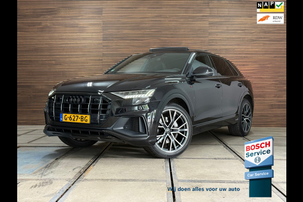 Audi Q8 55 TFSI quattro Pro Line Plus /BlackPACK/Luchtvering/PANO/ MATRIX LED/ 22INCH/ BANG&OLUFSEN/TREKHAAK