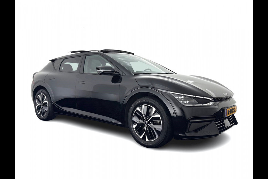 Kia Ev6 GT-Line 77.4 kWh (INCL.BTW) *AUT | PANO | HEAD-UP | LEATHER-ALCANTARA | ADAPTIVE-CRUISE | DIGI-COCKPIT | MERIDIAN-AUDIO | MEMORY-PACK | FULL-LED | KEYLESS | TOP-VIEW | DAB | BLIND-SPOT | NAVI-FULLMAP | PRIVAC
