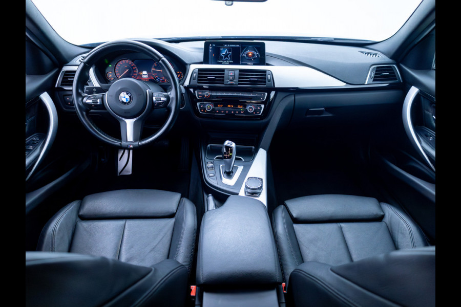 BMW 3 Serie Touring 318i M Sport Edition | Leer | Stoelverwarming | Elec. trekhaak | Navigatie pro | Camera | Cruise, LMV 18", Elec. achterklep