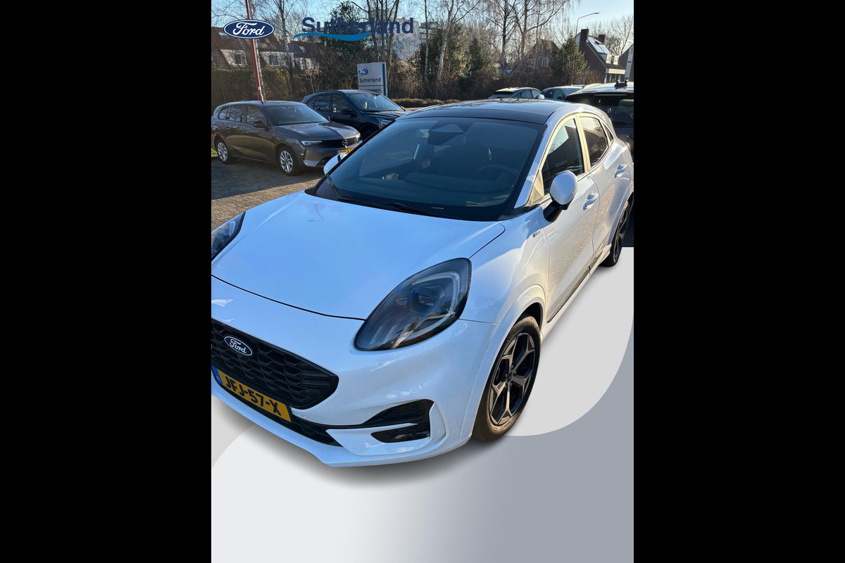 Ford Puma 1.0 EcoBoost Hybrid ST-Line X 125pk Automaat | Adaptieve Cruise | | Panorama dak | 360 graden Camera's | Winterpack | Full LED