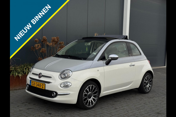 Fiat 500C 0.9 TA T Collezi. CABRIO ORG NL LAGE KMSTAND NAVI LEDER LED