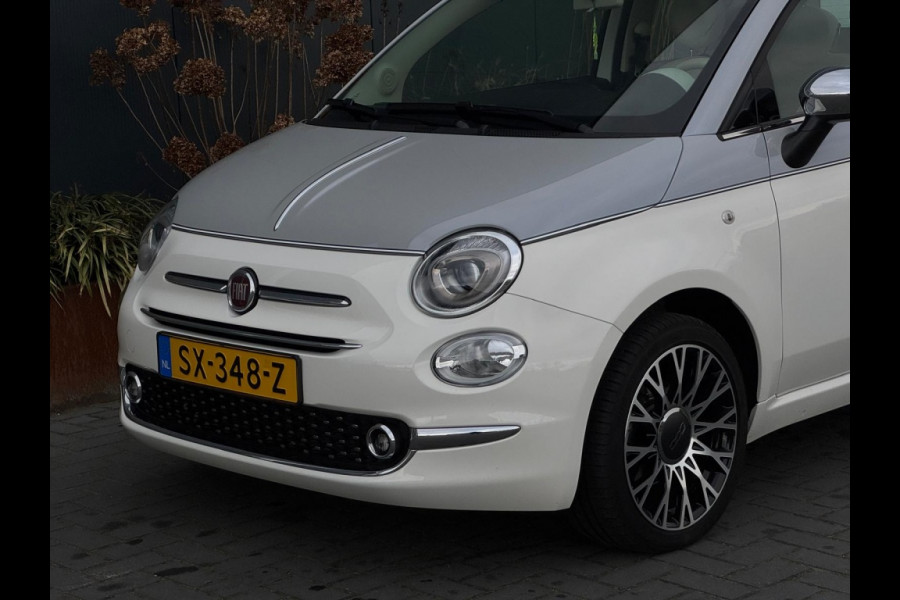 Fiat 500C 0.9 TA T Collezi. CABRIO ORG NL LAGE KMSTAND NAVI LEDER LED