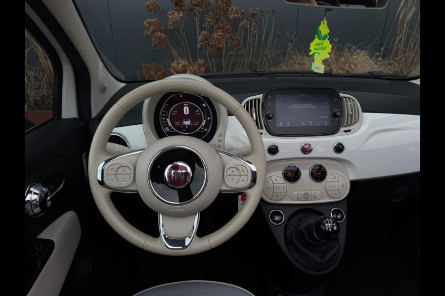 Fiat 500C 0.9 TA T Collezi. CABRIO ORG NL LAGE KMSTAND NAVI LEDER LED