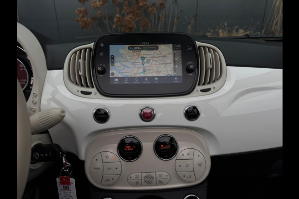 Fiat 500C 0.9 TA T Collezi. CABRIO ORG NL LAGE KMSTAND NAVI LEDER LED